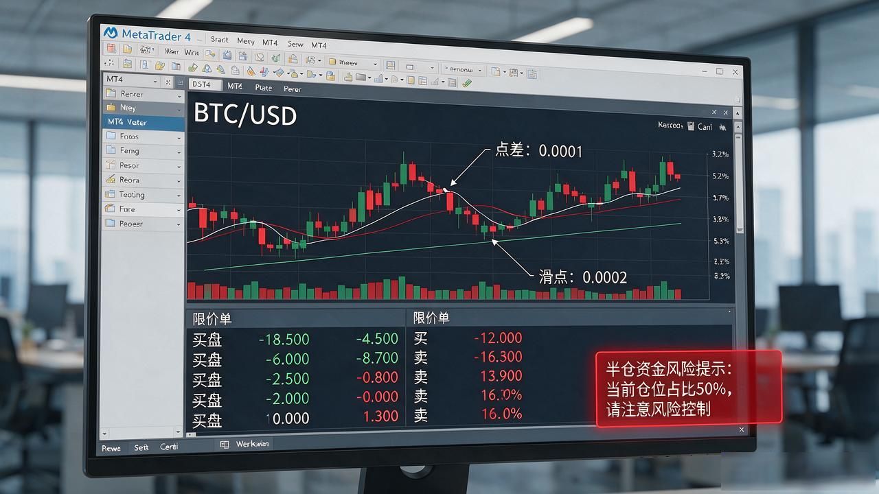 想在MT4交易数字货币？开户、下单、风控这些实操细节得搞明白