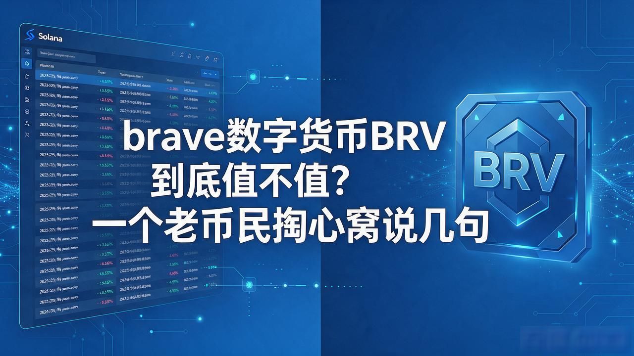 brave数字货币BRV到底值不值？一个老币民掏心窝说几句