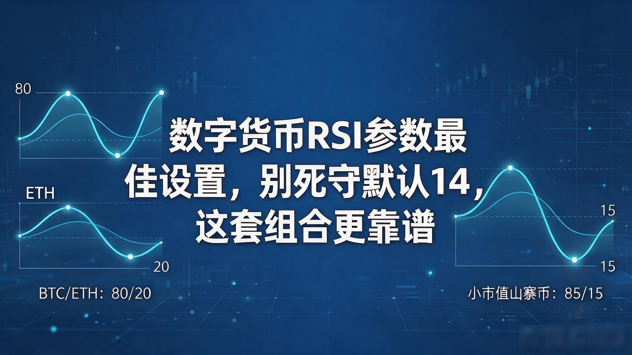 数字货币RSI参数最佳设置，别死守默认14，这套组合更靠谱