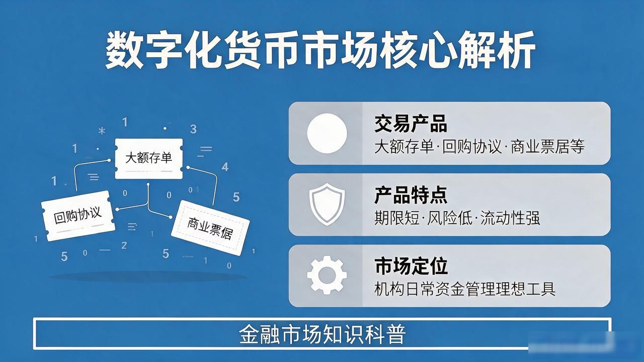 啥叫数字化货币市场？一篇讲明白