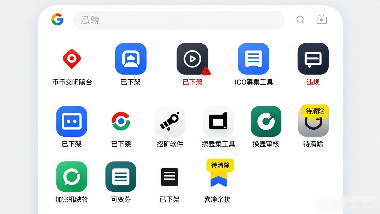 谷歌清理应用商店 加密类APP如何被下架