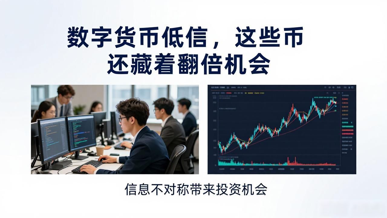 数字货币低估，这些币还藏着翻倍机会