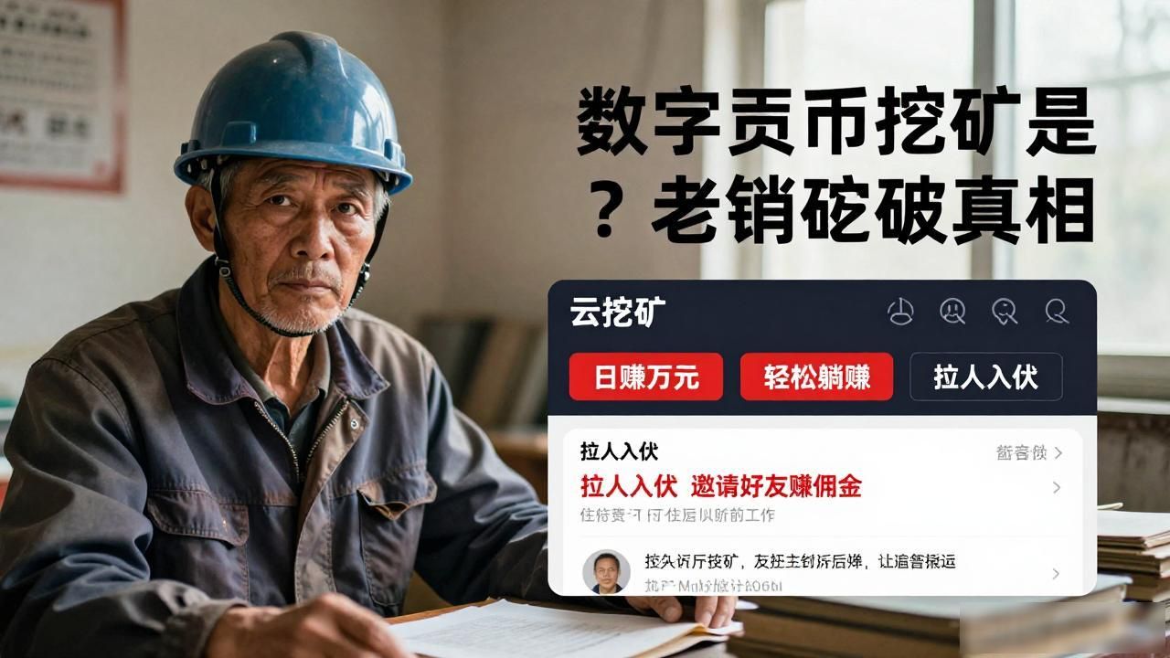 数字货币挖矿是传销骗局吗？老矿工道破真相