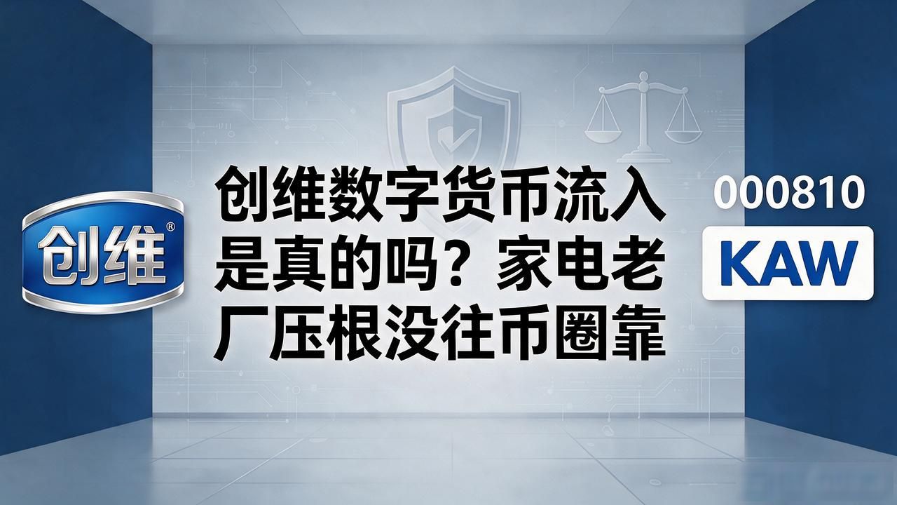创维数字货币流入是真的吗？家电老厂压根没往币圈靠