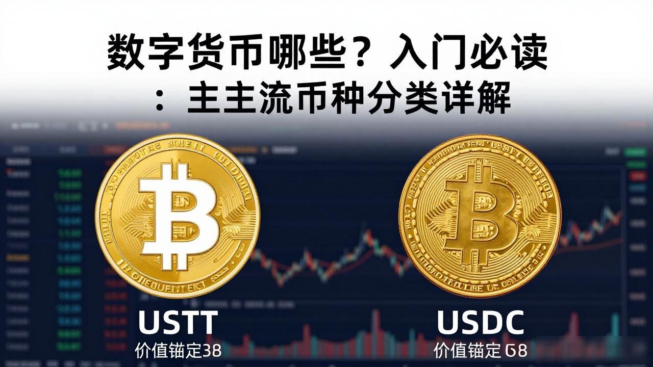数字货币有哪些？入门必读：主流币种分类详解
