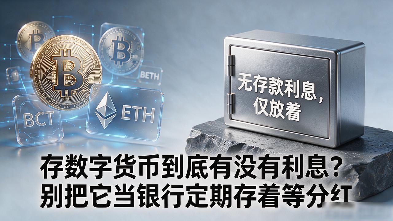 存数字货币到底有没有利息？别把它当银行定期存着等分红