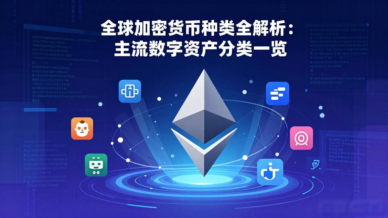 全球加密货币种类全解析：主流数字资产分类一览