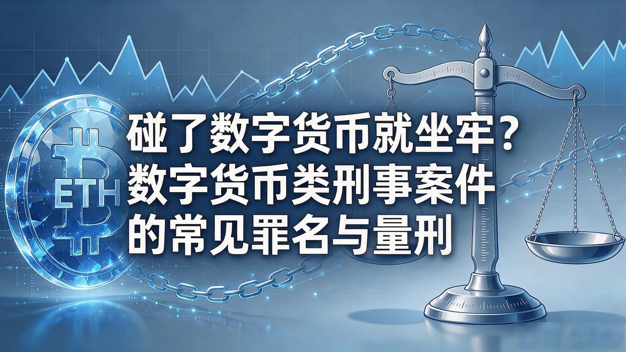 碰了数字货币就坐牢？数字货币类刑事案件的常见罪名与量刑