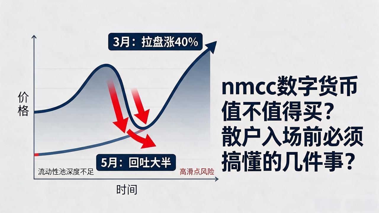 nmcc数字货币值不值得买？散户入场前必须搞懂的几件事