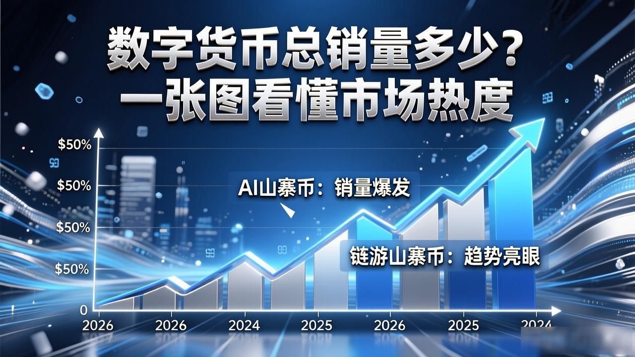 数字货币总销量多少？一张图看懂市场热度