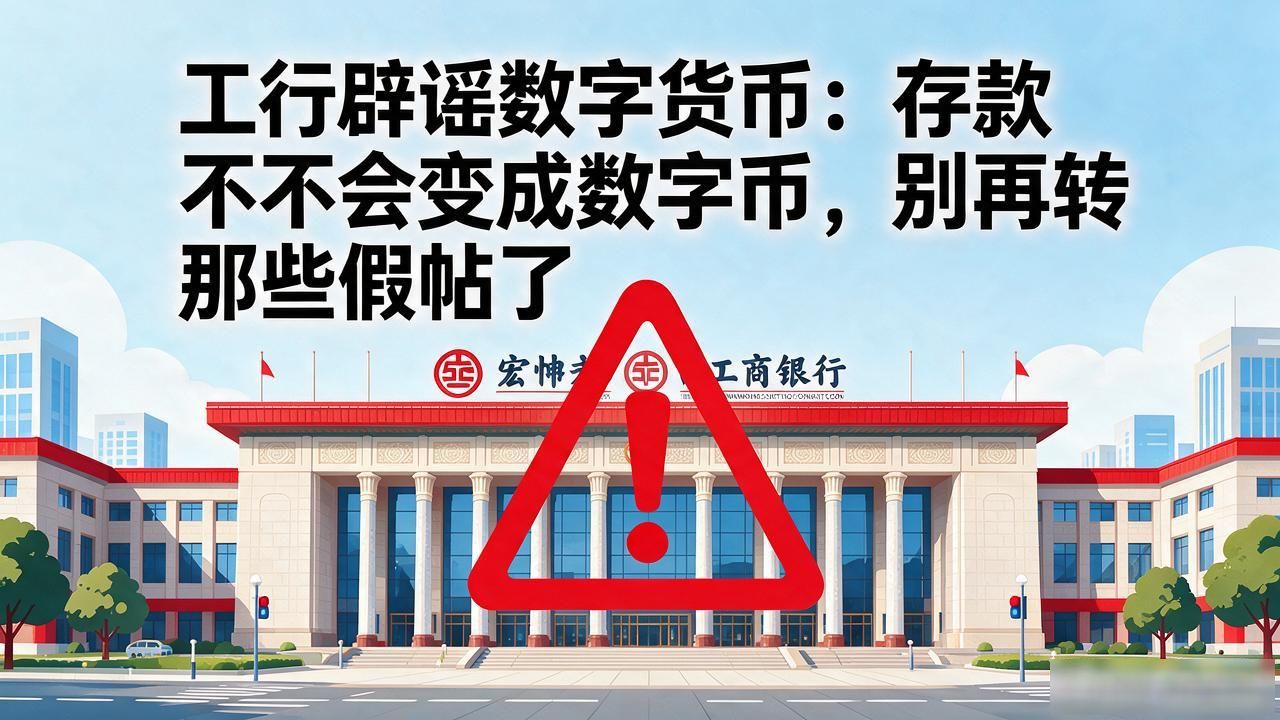 工行辟谣数字货币：存款不会变成数字币，别再转那些假帖了