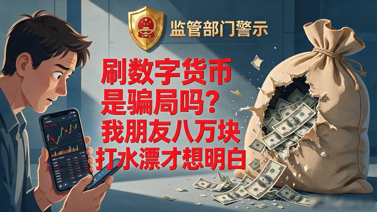 刷数字货币是骗局吗？我朋友八万块打水漂才想明白