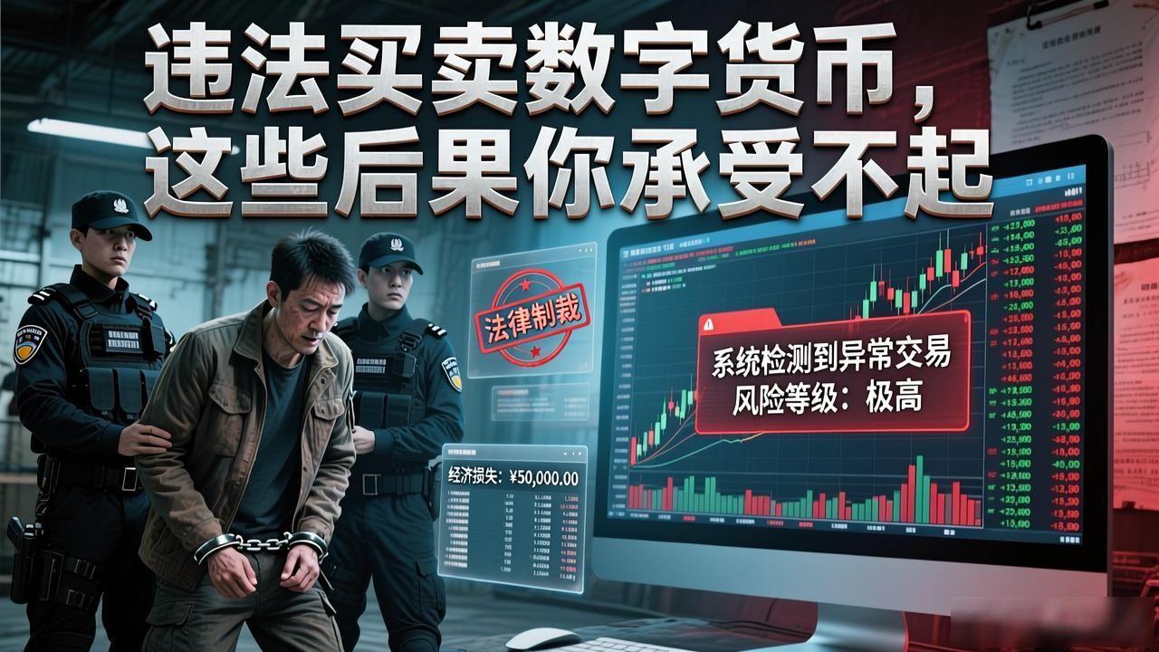 违法买卖数字货币，这些后果你承受不起