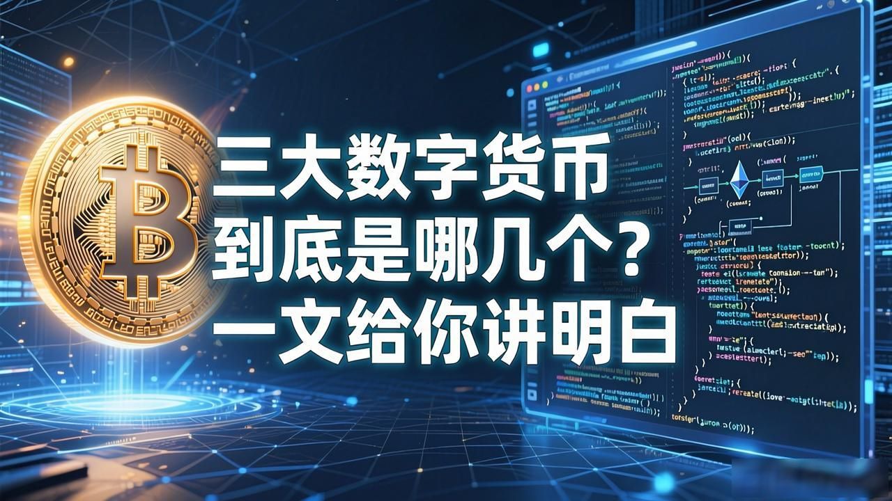 三大数字货币到底是哪几个？一文给你讲明白