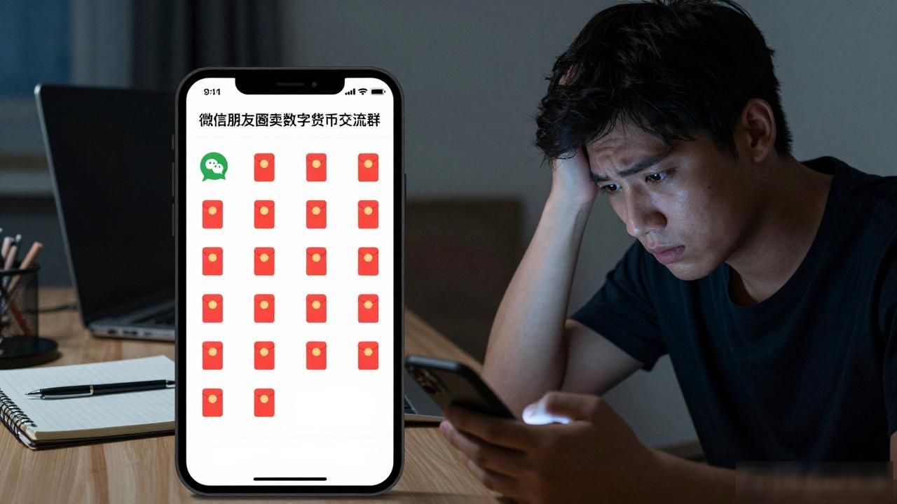 微信朋友圈卖数字货币到底靠不靠谱，我交了两万学费才搞明白