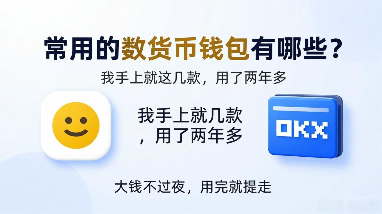 常用的数字货币钱包有哪些？我手上就这几款，用了两年多