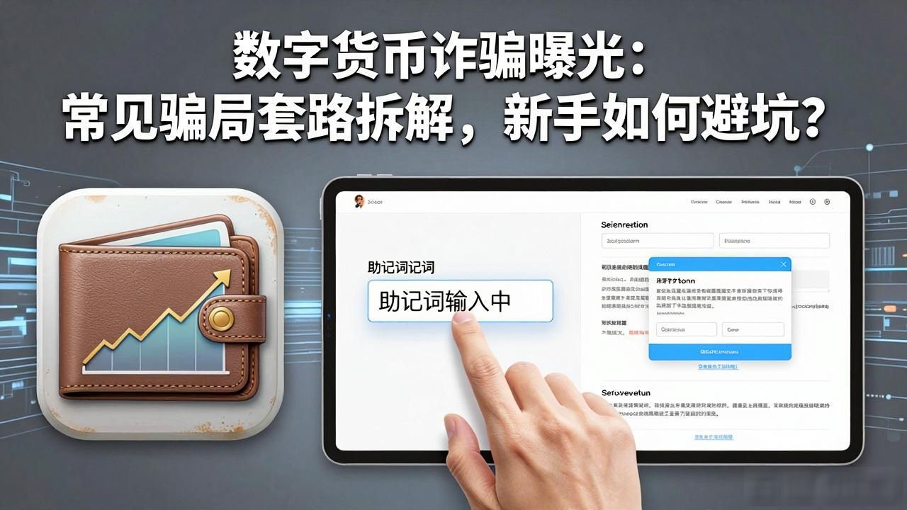 数字货币诈骗曝光：常见骗局套路拆解，新手如何避坑？