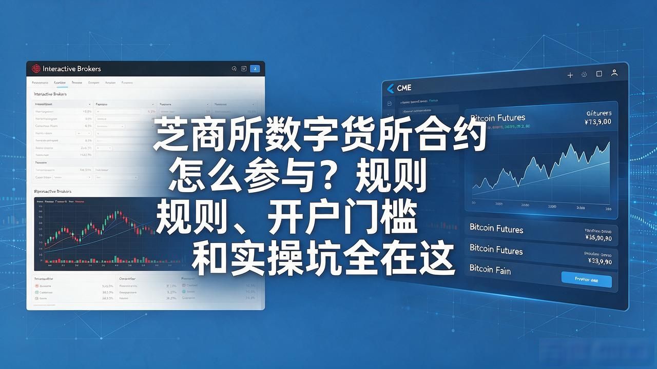 芝商所数字货币合约怎么参与？规则、开户门槛和实操坑全在这