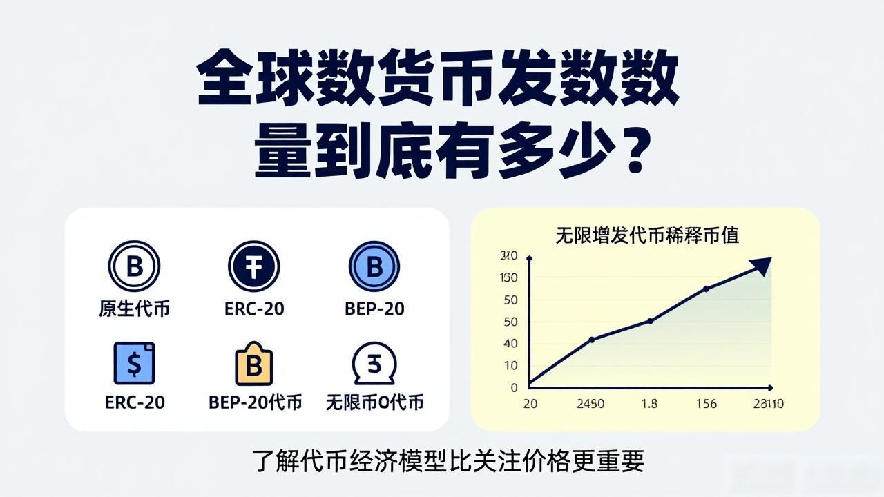 数字货币代币种类_数字货币发行多少个_不同公链代币供应量