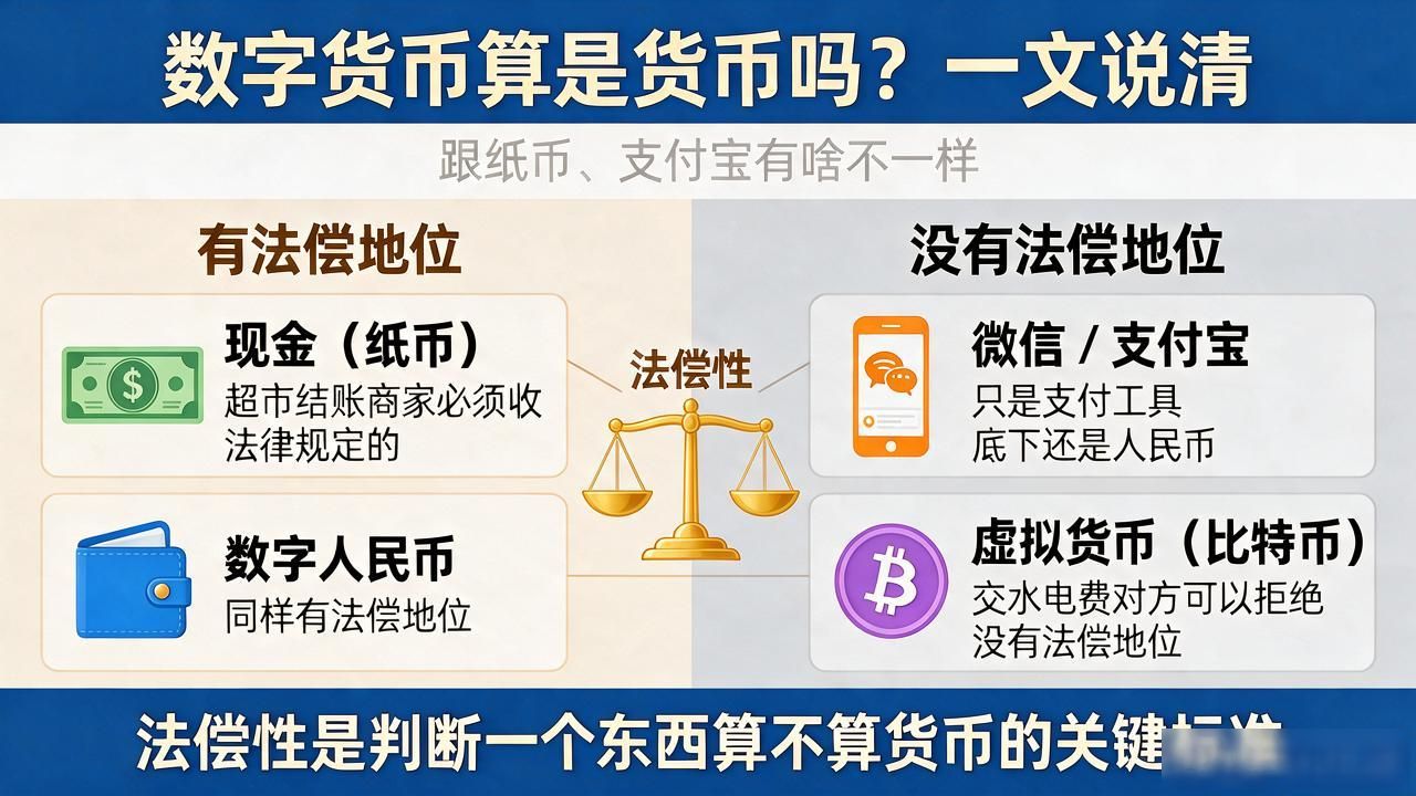 数字货币算是货币的？跟纸币、支付宝有啥不一样，一文说清