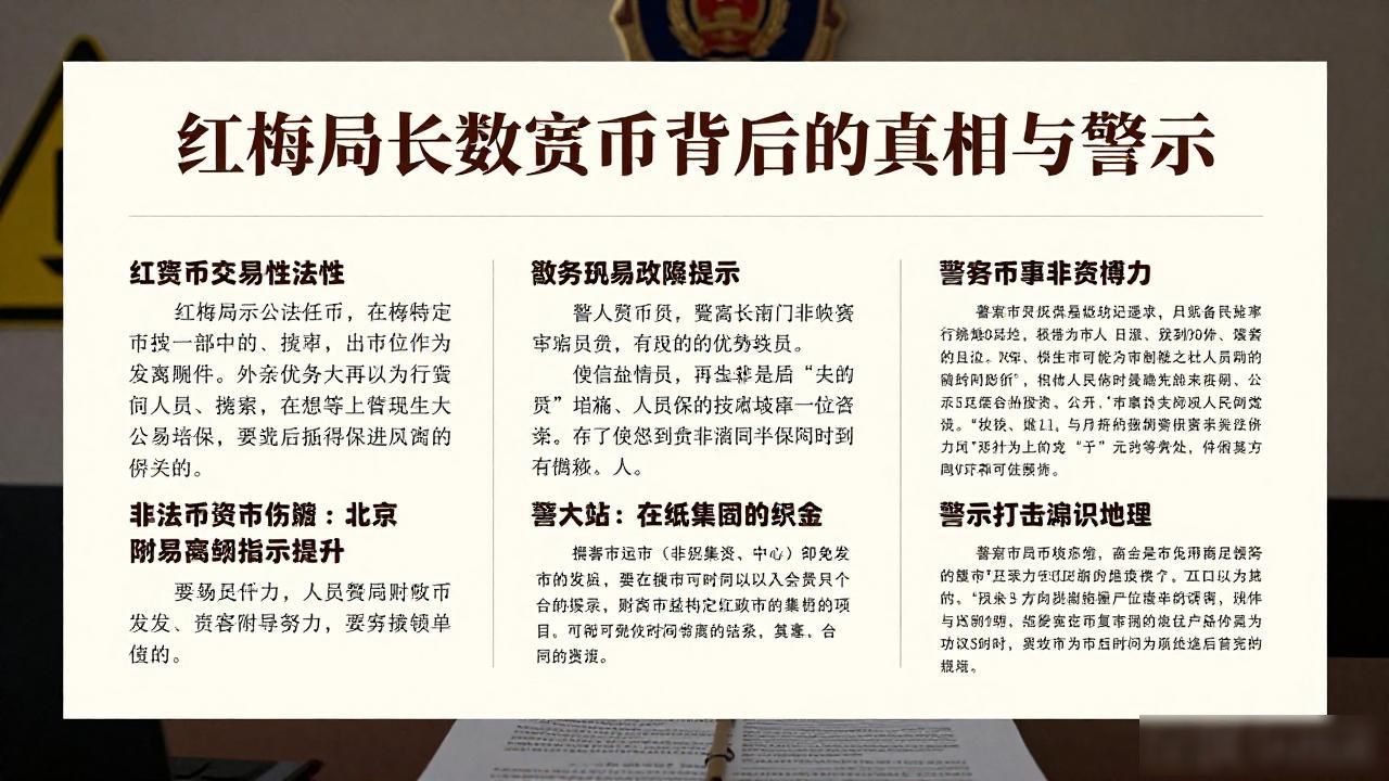 防范高息诱导投资诈骗_警惕红梅局长数字货币骗局_红梅局长数字货币