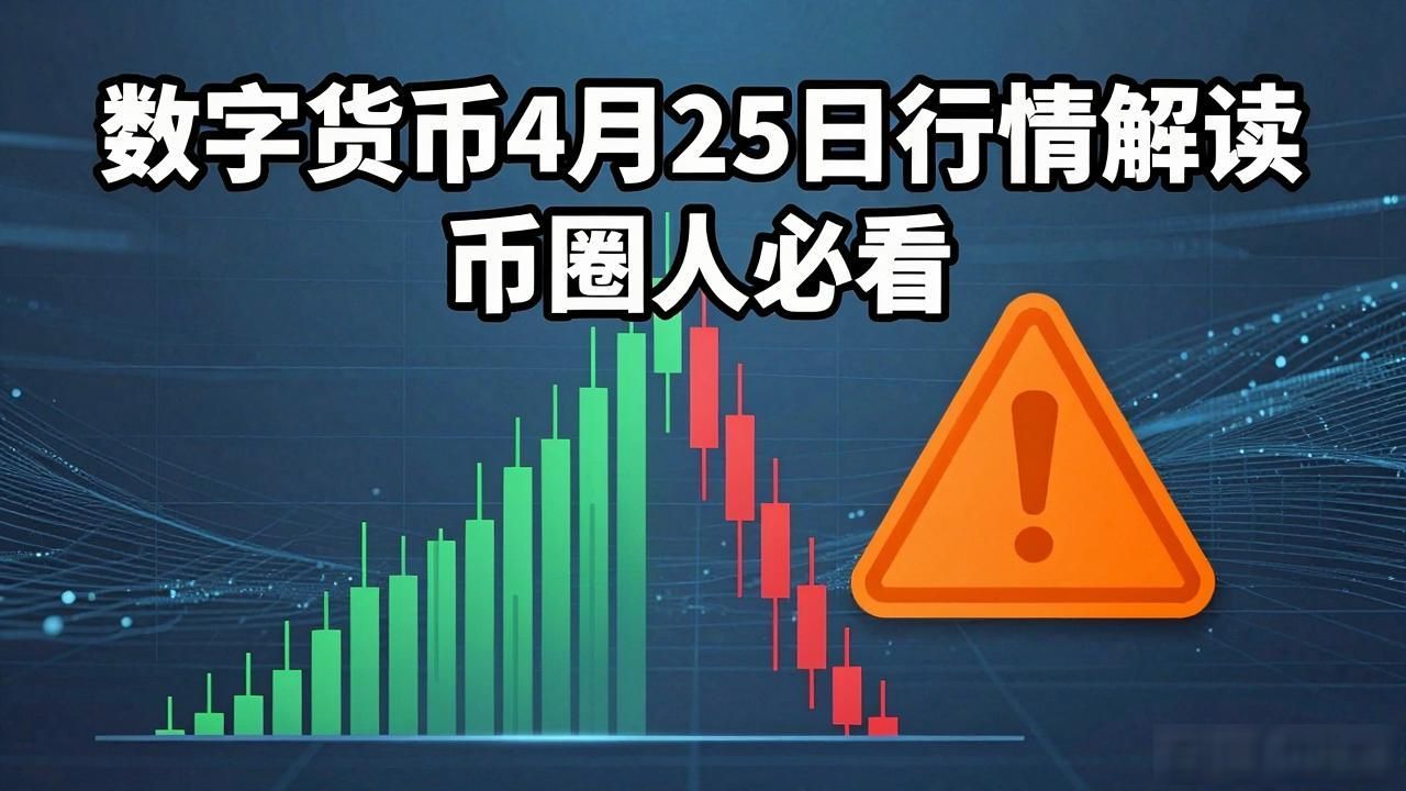 数字货币4月25日行情解读 币圈人必看
