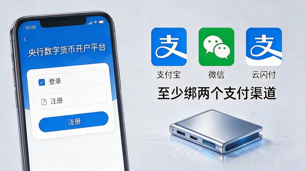央行数字货币开户平台怎么用？数字人民币钱包开通实操