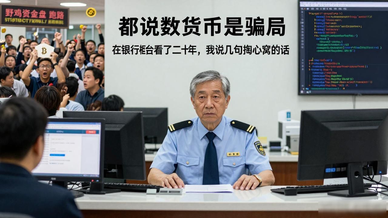 都说数字货币是骗局，在银行柜台看了二十年，我说几句掏心窝的话
