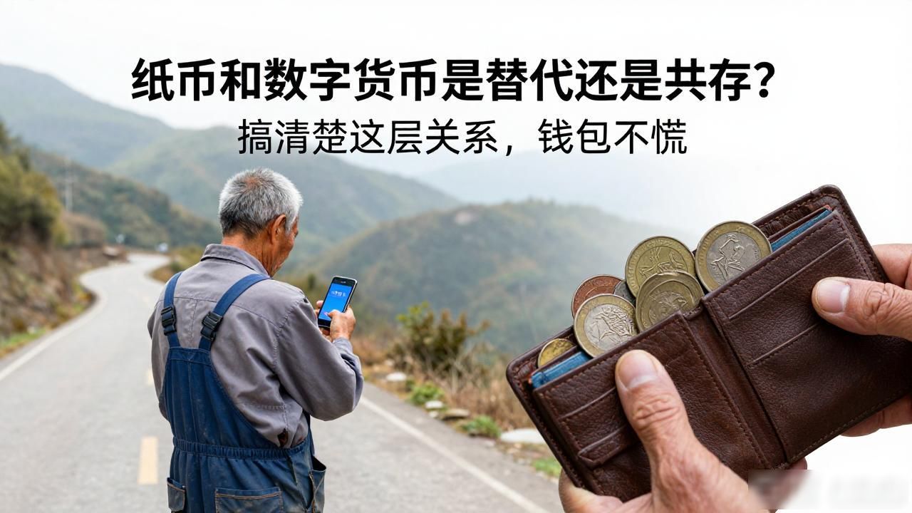 纸币和数字货币是替代还是共存？搞清楚这层关系，钱包不慌