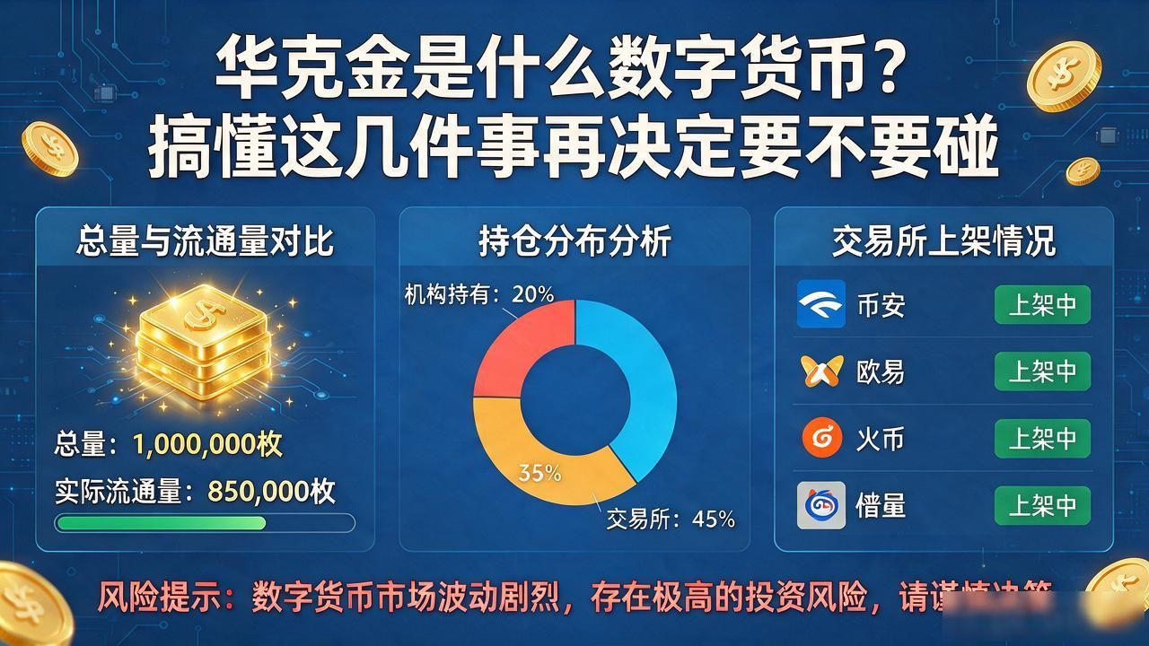 华克金是什么数字货币？搞懂这几件事再决定要不要碰
