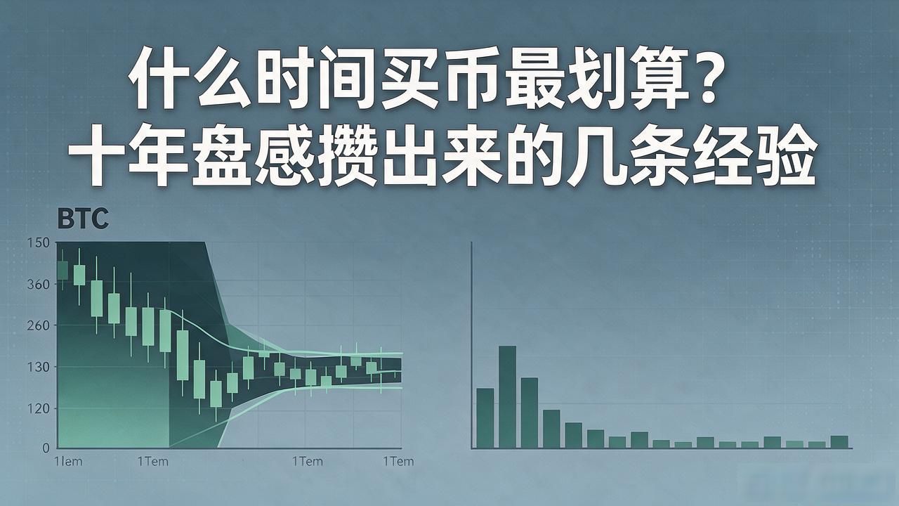 什么时间买币最划算？十年盘感攒出来的几条经验