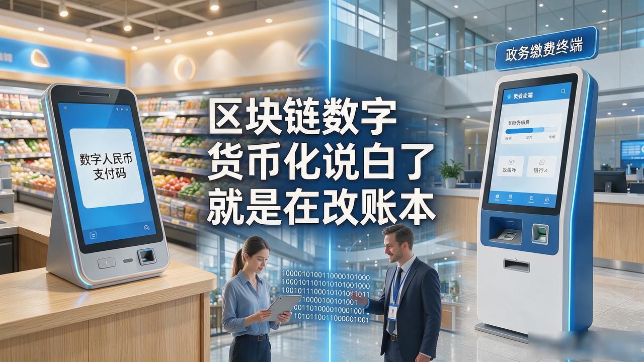 区块链数字货币化说白了就是在改账本 你口袋里的钱正在变成代码