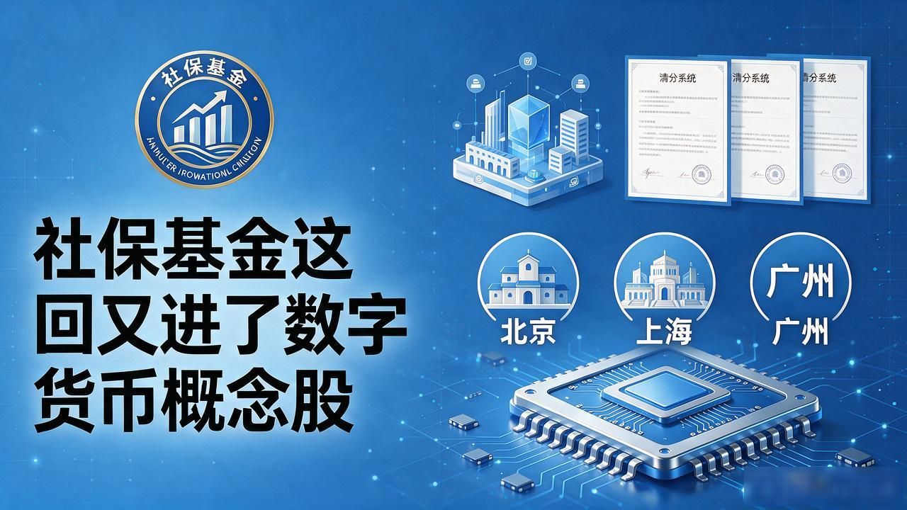 社保基金这回又进了数字货币概念股，这次押的方向咱们值得细看