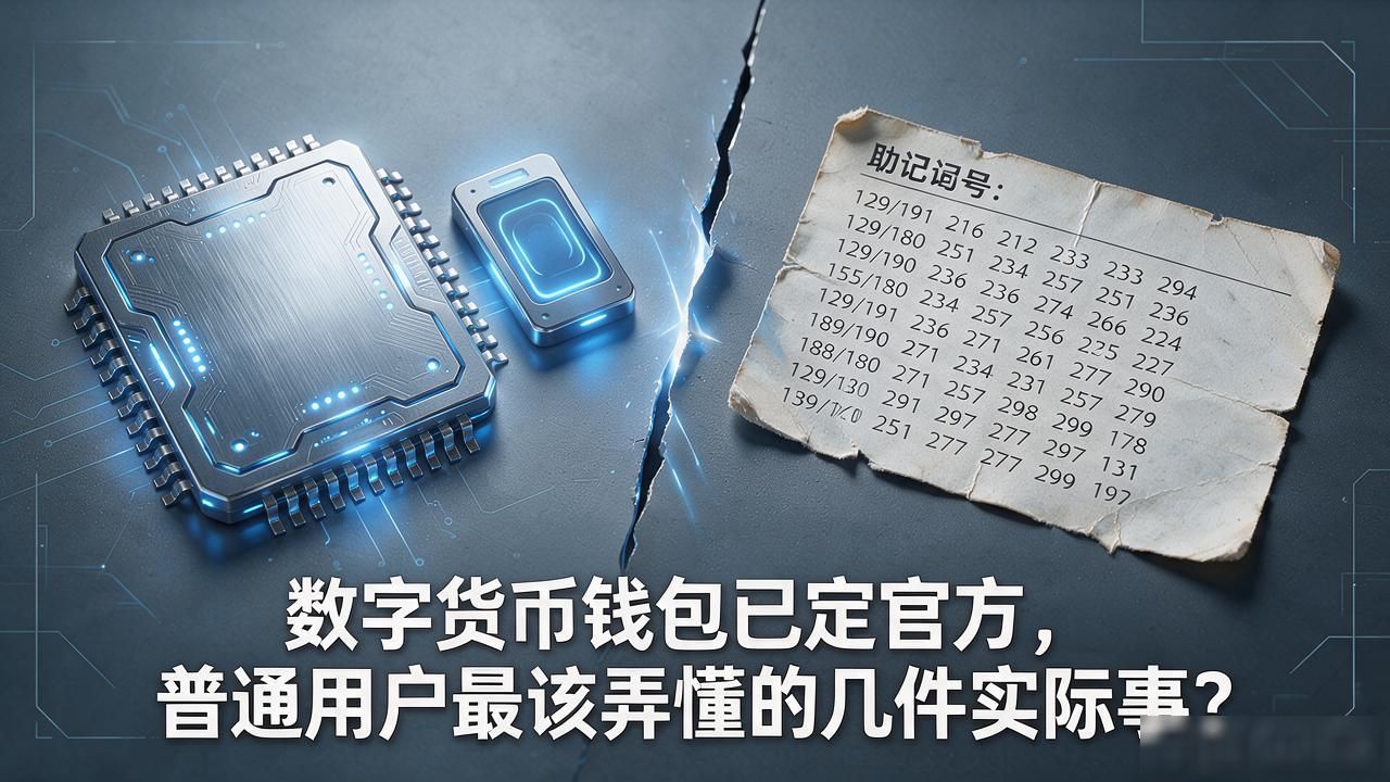 数字货币钱包已定官方，普通用户最该弄懂的几件实际事
