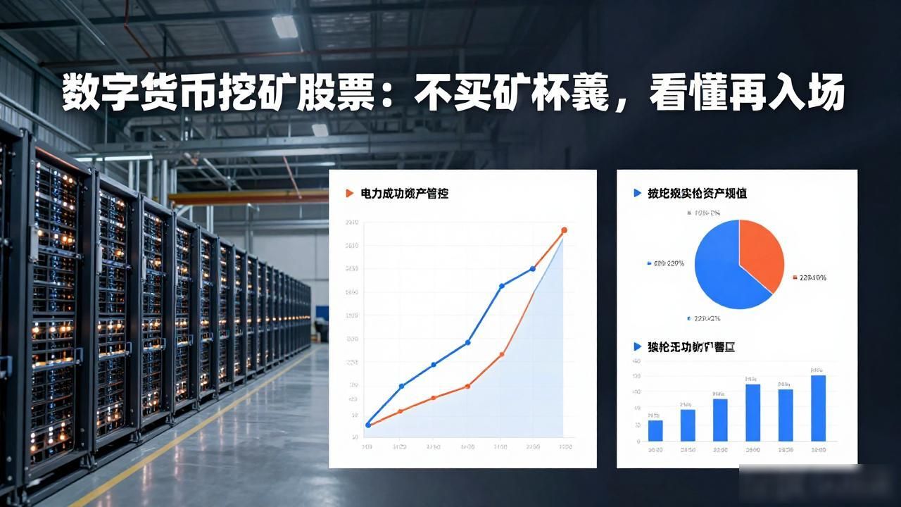 数字货币挖矿股票：不买矿机也能分杯羹，看懂再入场
