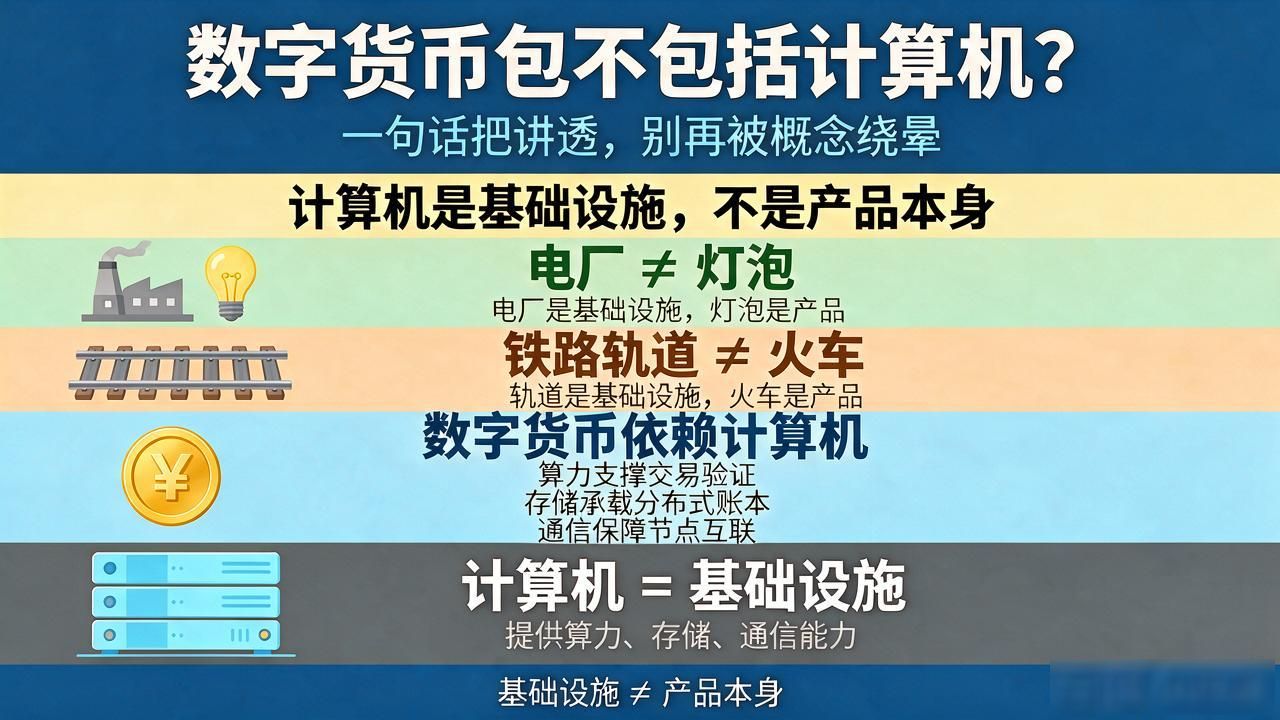 数字货币包不包括计算机？一句话把关系讲透，别再被概念绕晕