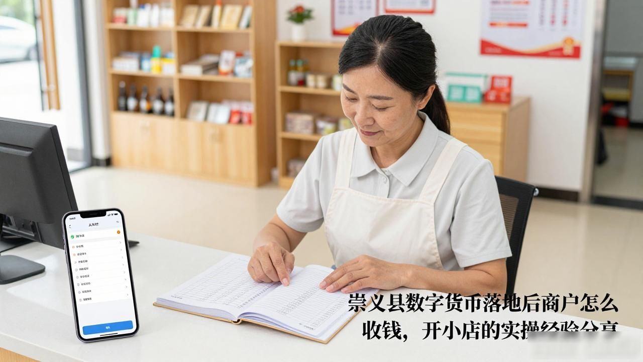 崇义县数字货币落地后商户怎么收钱，开小店的实操经验分享