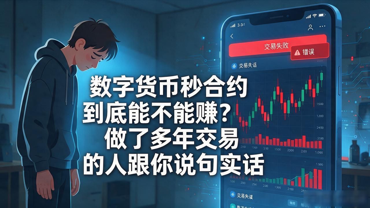 数字货币秒合约到底能不能赚？做了多年交易的人跟你说句实话