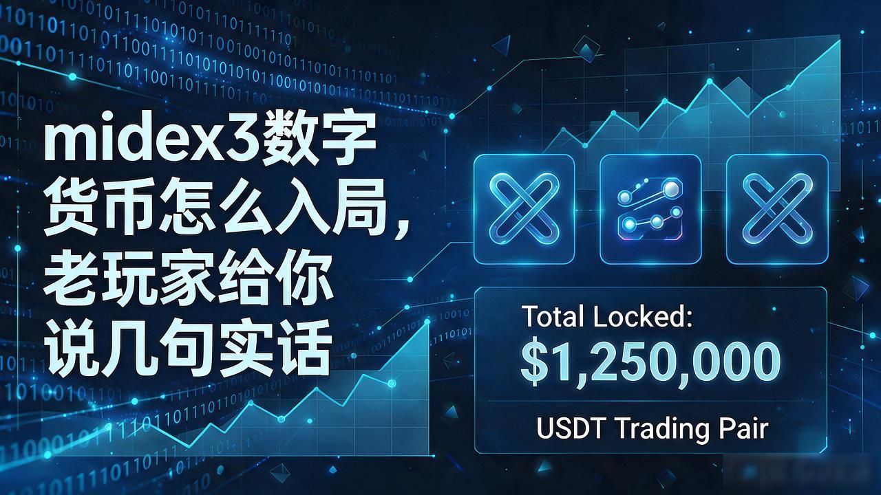 midex3数字货币怎么入局，老玩家给你说几句实话