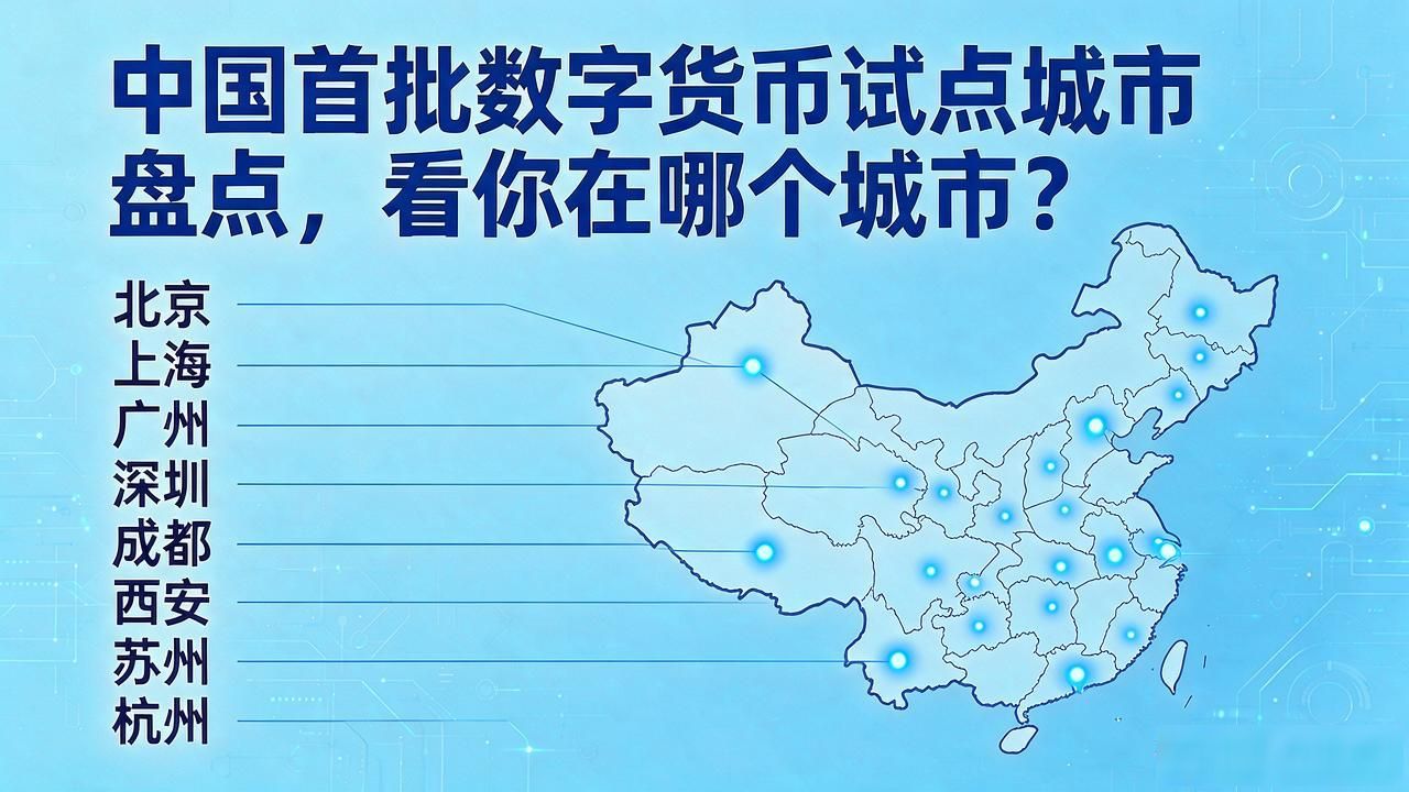 中国首批数字货币试点城市盘点，看你在哪个城市？