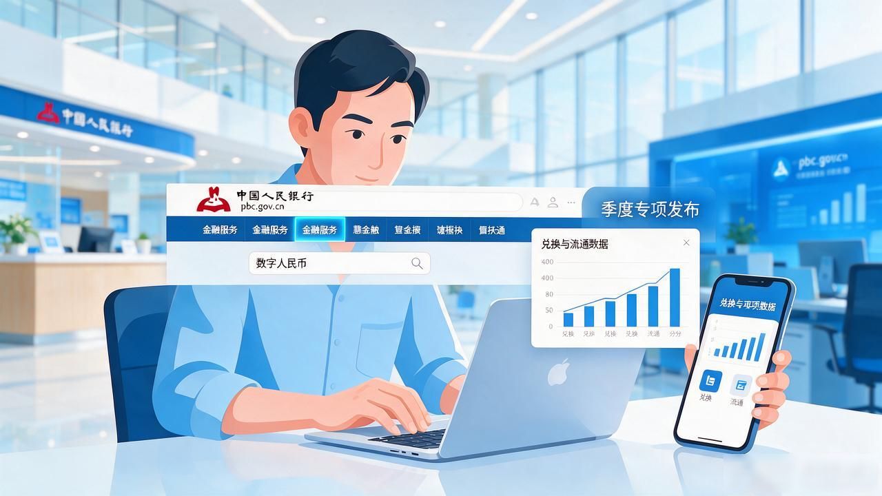 央行数字货币官网行情在哪查？普通人直接看这里
