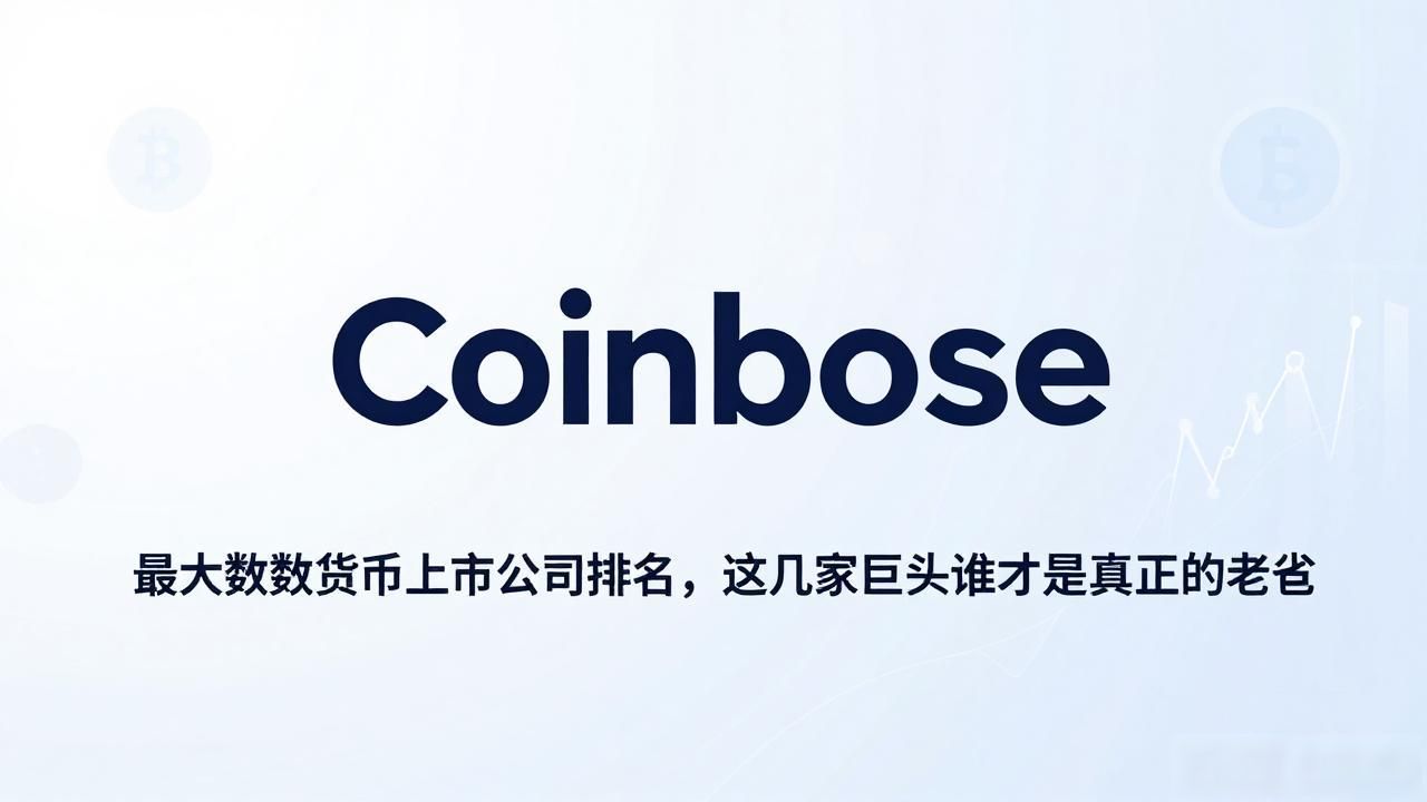 最大数字货币上市公司排名，这几家巨头谁才是真正的老大