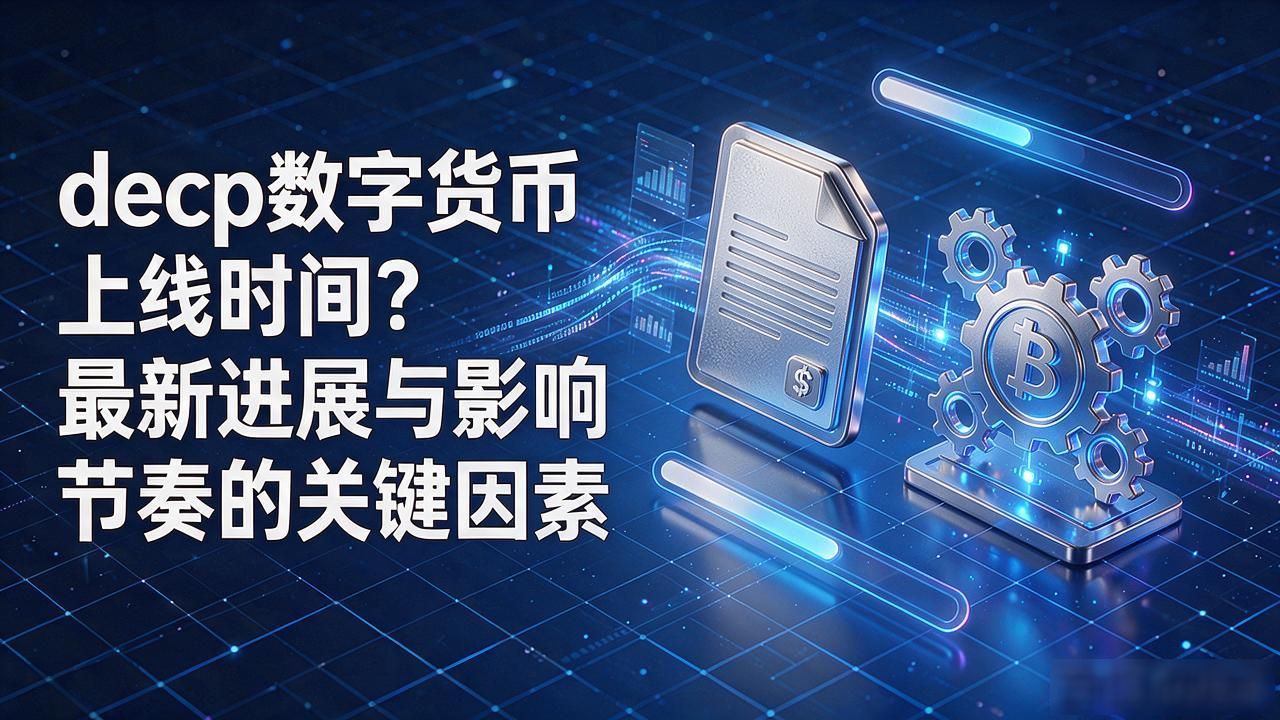 decp数字货币上线时间？最新进展与影响节奏的关键因素
