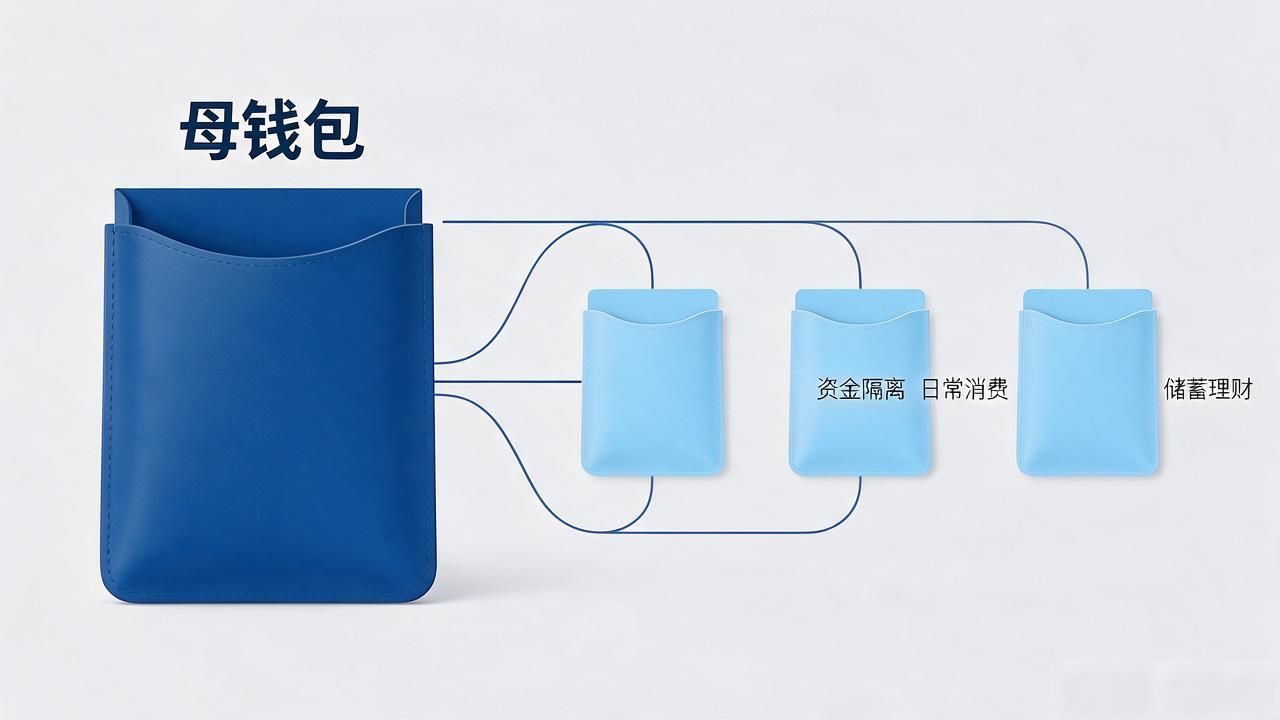 母钱包子钱包到底啥关系？数字货币里资金分层的底层门道