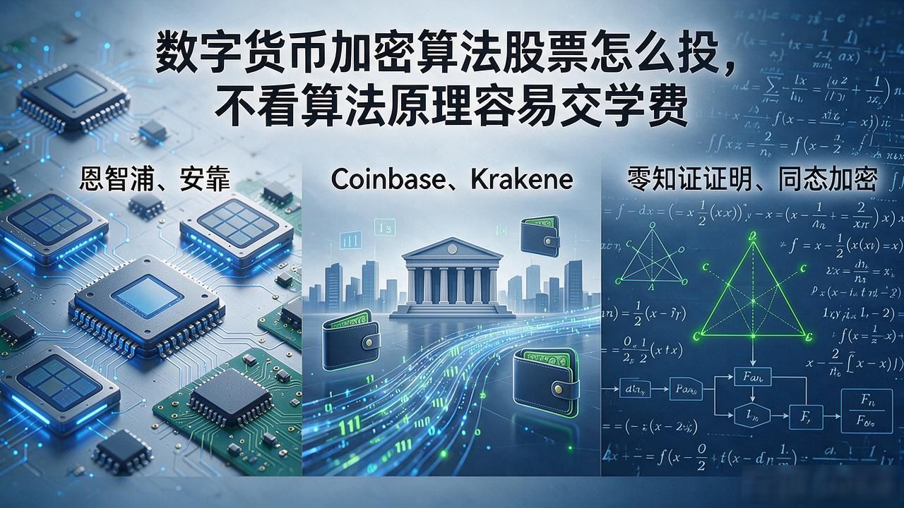 数字货币加密算法股票怎么投，不看算法原理容易交学费